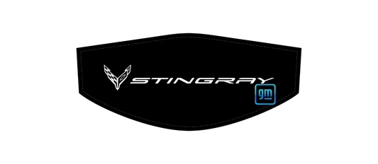 Mono-White Stingray Flags C8 Trunk Cover Convertible or Coupe