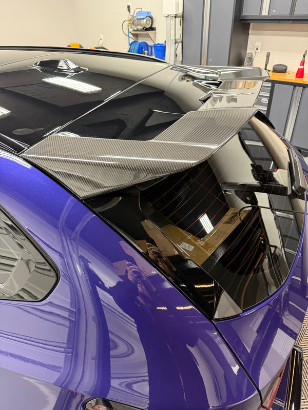 G99 M5 SQ Style Dry Carbon Fiber Roof Spoiler