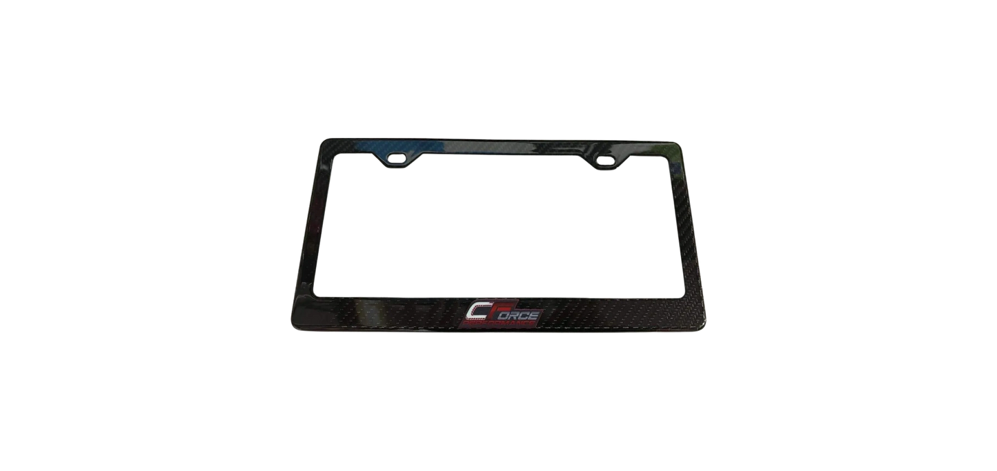 CForce Performance Carbon Fiber License Plate Frame