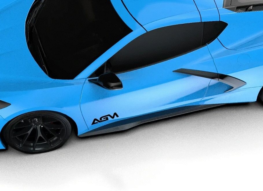 AGM C8 Corvette Z06 Style Sideskirts (Stingray)