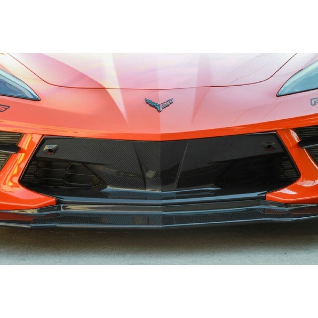 Carbon Fiber Front Bumper Center Bezel