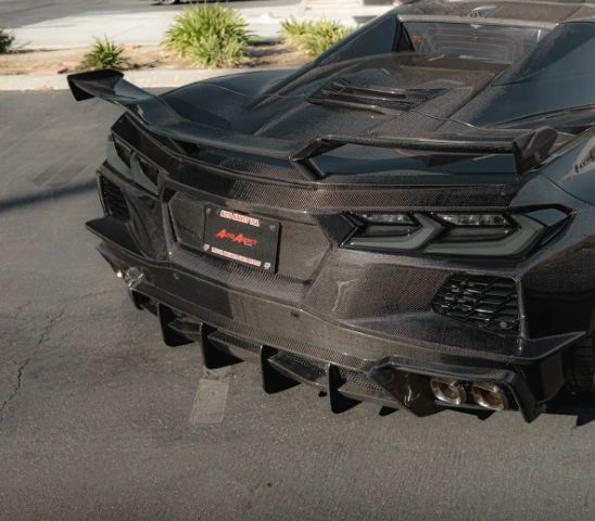 2020+ C8 Corvette Stingray Z06 Carbon Fiber Rear Spoiler 1pc