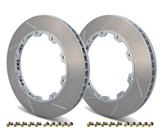 C8 Corvette Z51 Slotted Rear Rotor Ring Pair