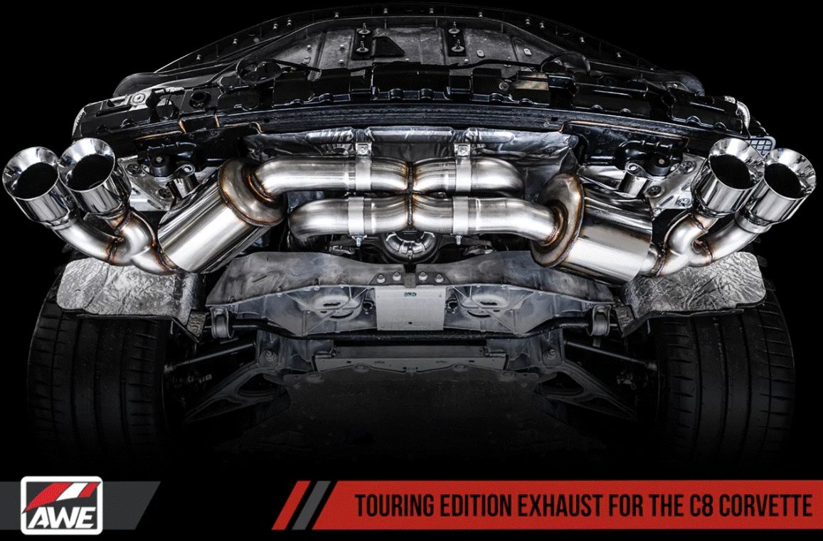 AWE Touring Edition Exhaust for C8 Corvette