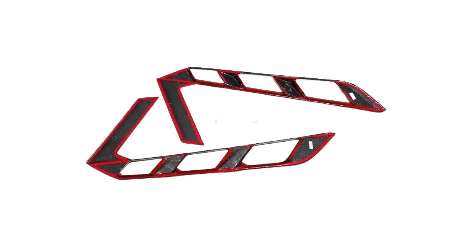 CFP C8 Corvette Carbon Fiber Hatch Vents Overlays