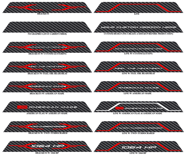 C8 Corvette Real Carbon Fiber ZR1 Door Sill Covers