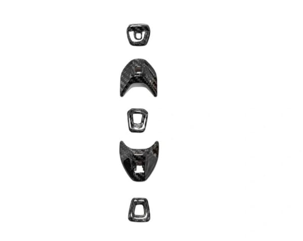 C8 Corvette Carbon Fiber Transmission Control Button Covers