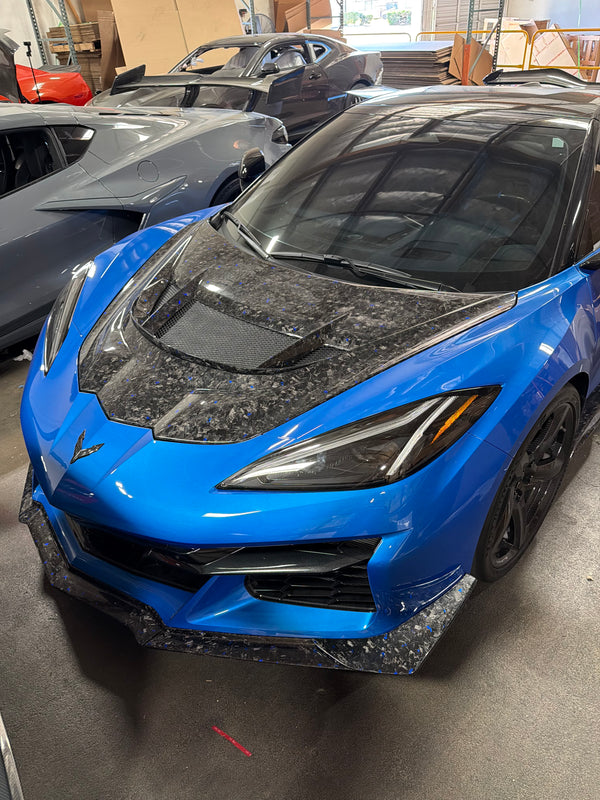 2023-2026 Corvette C8 Quiet Racing ZR1 ZTK Forged Carbon Fiber Aero Kit Z06/E-Ray