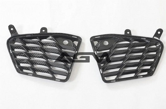 AGM C8 Carbon Fiber Rear Grill Inserts