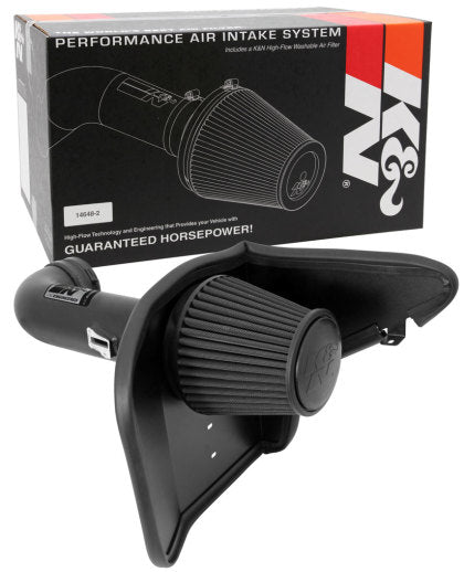 K&N 10-15 Chevy Camaro SS 6.2L V8 Black Performance Intake Kit