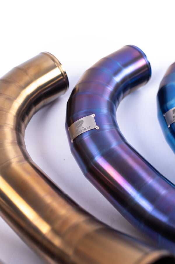 RENNELEMENT G90/G99 M5 BMW Titanium Front Mount Intake System