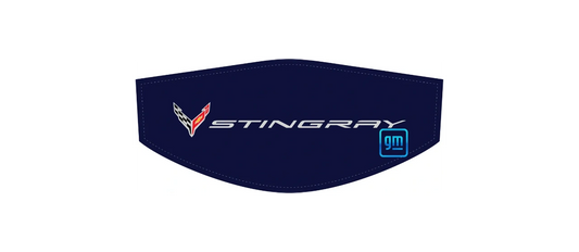 White Stingray Flags C8 Trunk Cover Convertible or Coupe