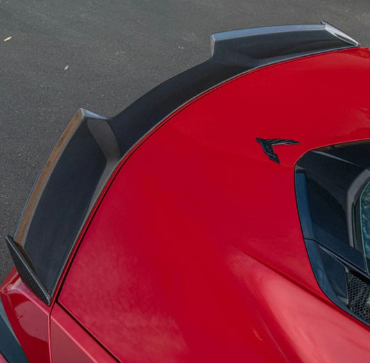 C8 Corvette Z06 Rear Ducktail Spoiler Carbon Fiber