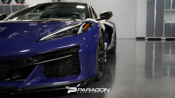 C8 Corvette Widebody 7MM Hub Centric Front in Wheel Spacers With Extended Titanium Lug Nuts