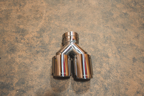 Valvetronic Designs Single to Dual Outlet Staggered Tips