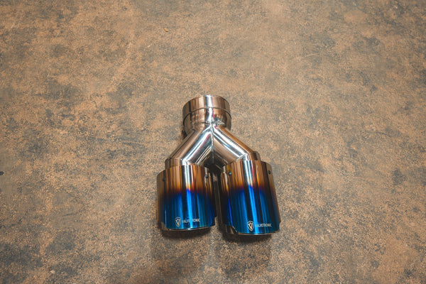 Valvetronic Designs Single to Dual Outlet Staggered Tips