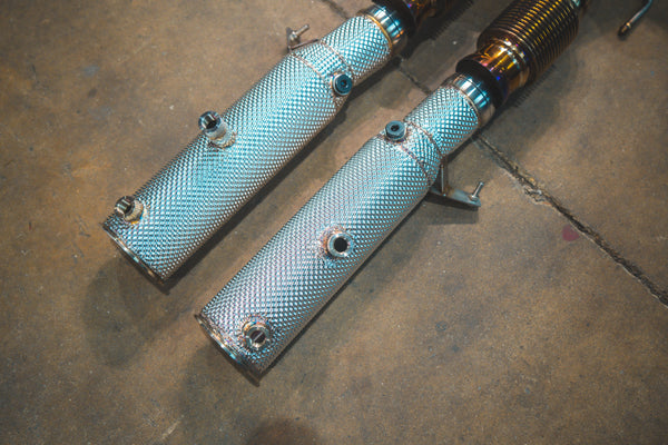 McLaren Artura Free Flow Downpipes