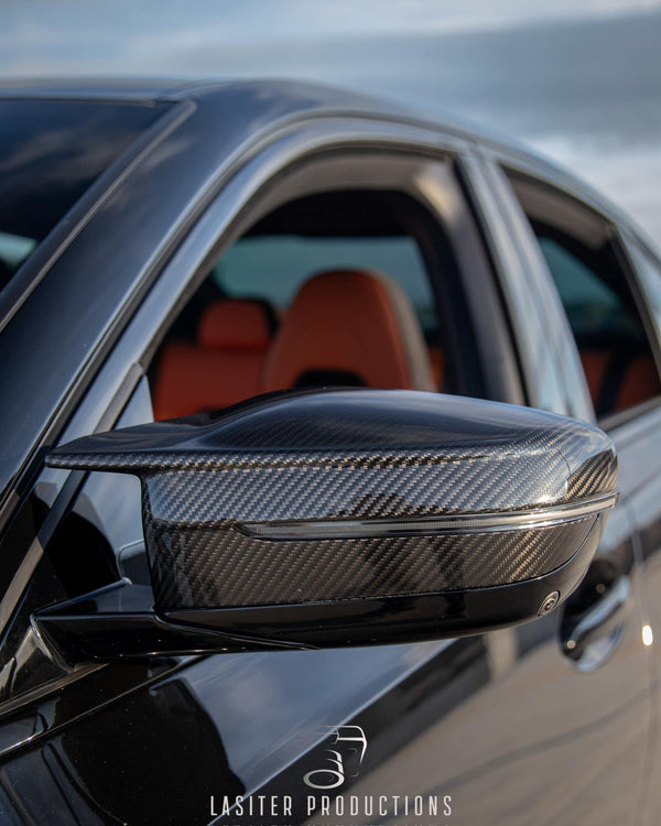 G8X Dry Carbon Fiber Mirror Caps