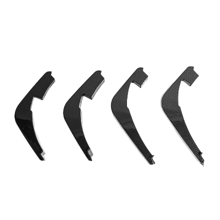 Chevrolet Corvette C8 Z51 Rear Diffuser Fins Carbon Flash or Carbon Fiber