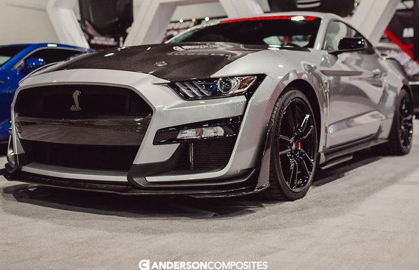 2020 - 2021 Mustang Shelby GT500 Double Sided Carbon Fiber Hood