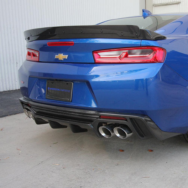 2016-2024 CHEVY CAMARO TYPE-AZ CARBON FIBER REAR DIFFUSER FOR SS, RS & LT