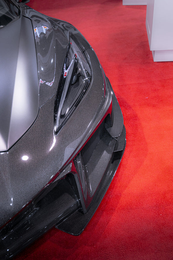 2020-2024 Corvette C8 Deluxe Wide Track Package Full Carbon Fiber Kit Bumper to Bumper
