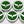 2005-2013 C6 Corvette - Crossed Flags Logo Fluid Cap Covers 5Pc Auto Transmission | Choose Color