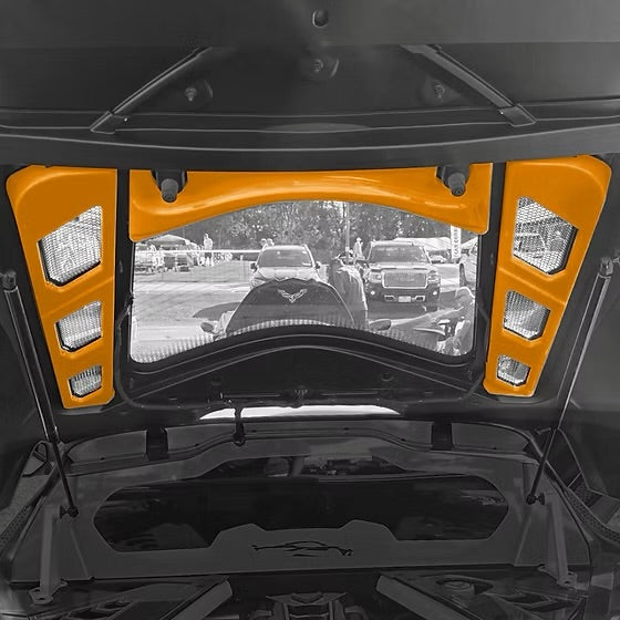 C8, E-Ray, ZR1 and Z06 Corvette Rear Hatch Lid VENT Custom Panels