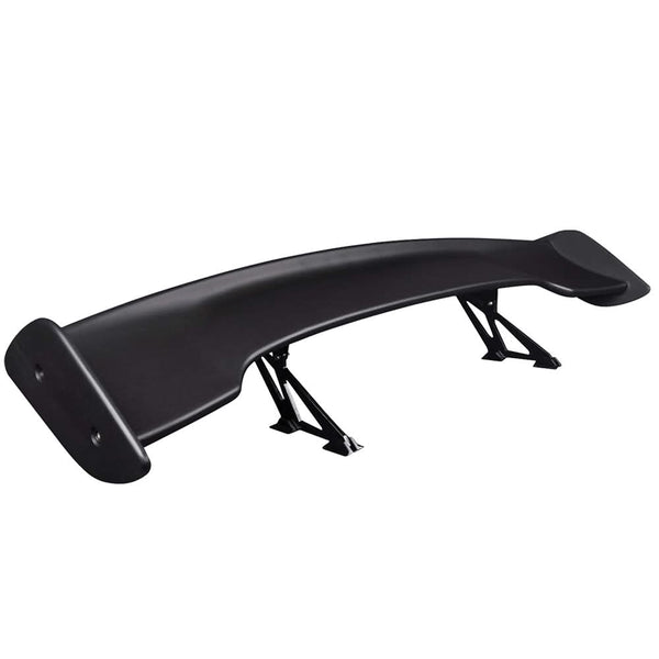 Universal 57 Inches JDM GT Type Black Adjustable Trunk Spoiler ABS