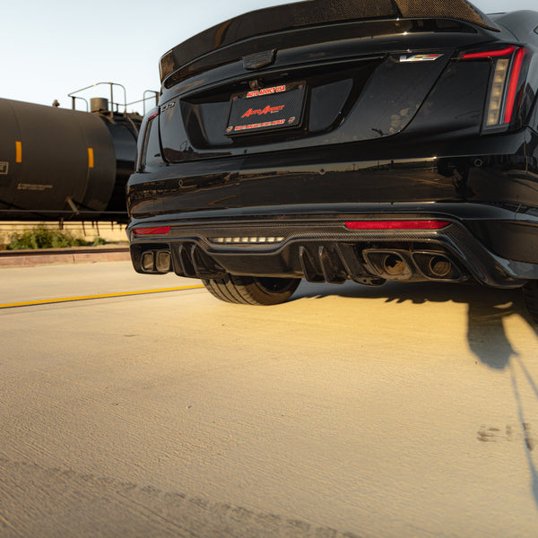 2022-2025 Cadillac CT5-V Blackwing Type-ST Carbon Fiber Rear Diffuser
