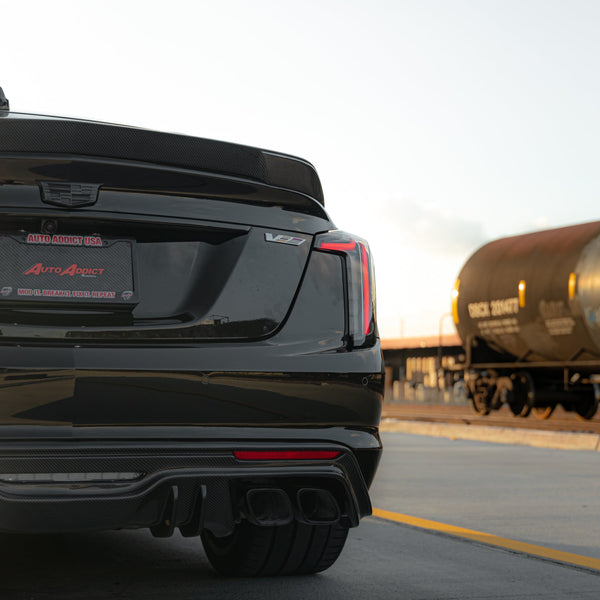 2022-2025 Cadillac CT5-V Blackwing Type-ST Carbon Fiber Rear Diffuser