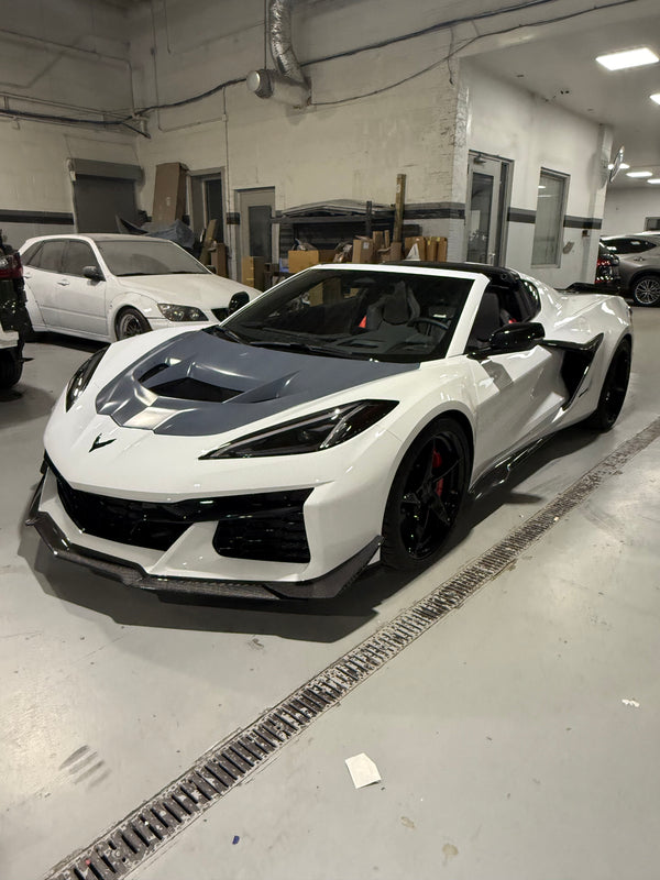 OEM Functional C8 ZR1 Hood With All Hardware and Ducts