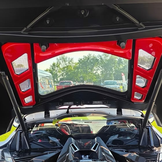 C8, E-Ray, ZR1 and Z06 Corvette Rear Hatch Lid VENT Custom Panels