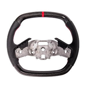 C8 Z06 Style Corvette Carbon Fiber Steering Wheel - Choose Color