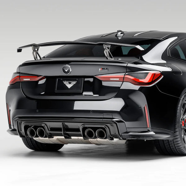 Vorsteiner BMW G8X M4 Carbon Fiber Rear Diffuser V-Style™️Carbon Fiber PP 2x2 Glossy