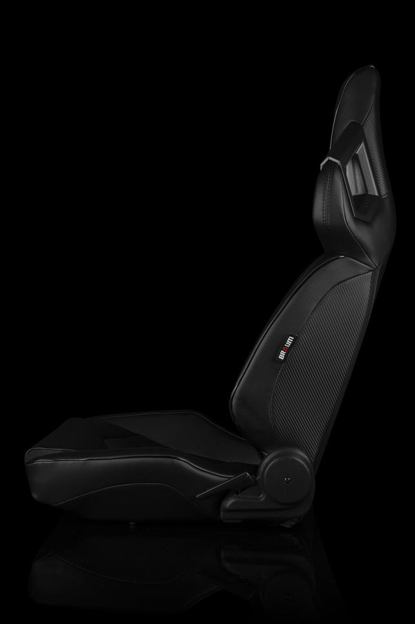 Universal BRAUM ALPHA-X SERIES RACING SEATS (BLACK STITCHING | LOW BASE VERSION) – PAIR