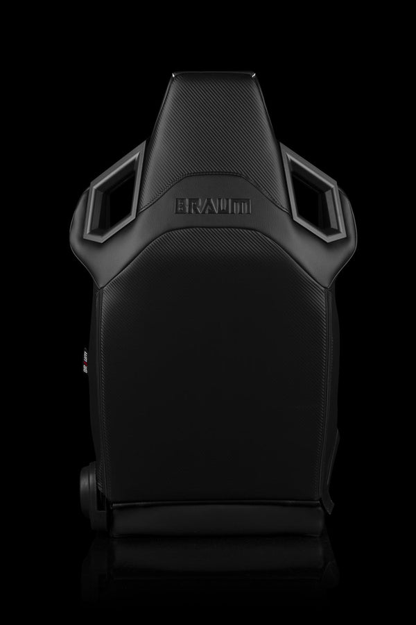 Universal BRAUM ALPHA-X SERIES RACING SEATS (RED STITCHING | LOW BASE VERSION) – PAIR