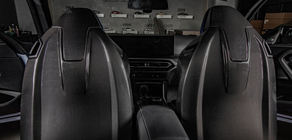 G87 M2 OEM Style Dry Carbon Fiber Backseat Cover