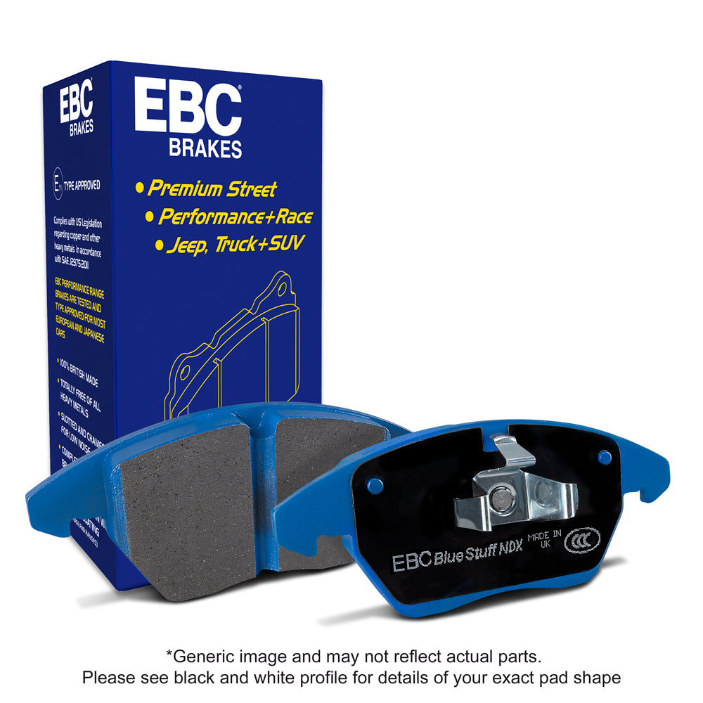 EBC 2010-2021 BMW X5M / X6M Bluestuff Front Brake Pads