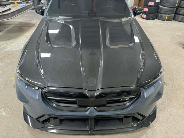 G90/G99 M5 SQ Style Dry Carbon Fiber Vented Hood