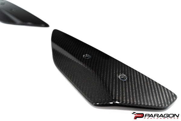 Paragon Performance C8 Corvette Carbon Fiber High Wing End Plates