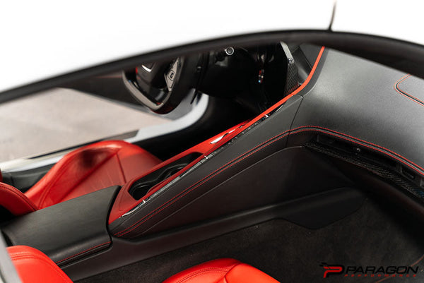 CCS C8 Corvette Carbon Fiber Upper Right Center Console Trim