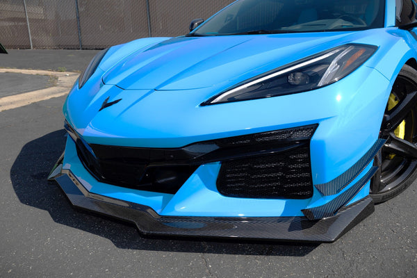 Chevrolet Corvette C8 Z06, E Ray, ZR1, Grand Sport Carbon Fiber Front Splitter/ Airdam/ Lip