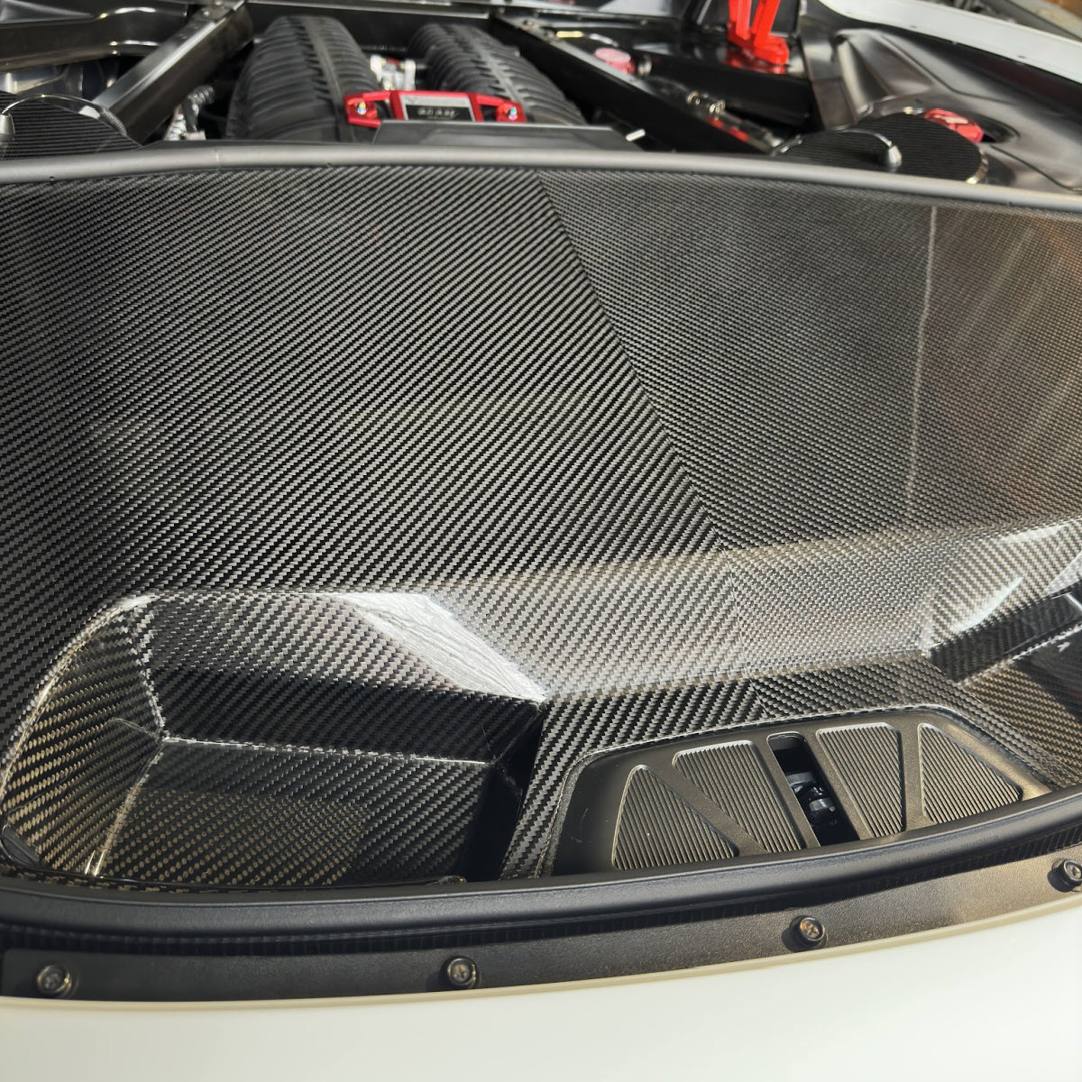 C8RallyDriver Corvette Carbon Fiber Trunk Cover