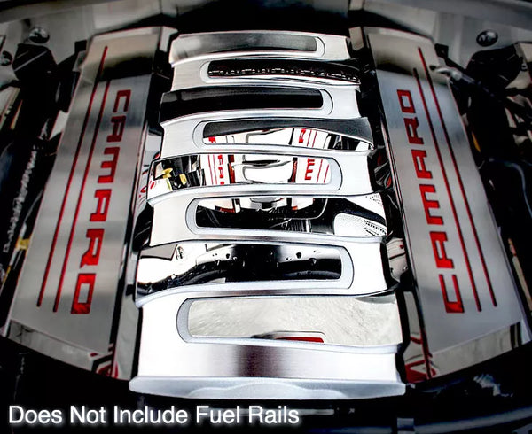 2016-2021 Camaro SS - Plenum Cover 9pc | Brushed/Polished Stainless Steel