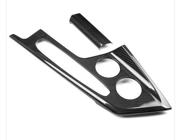 2026+ C8 Corvette Carbon Fiber Center Console Trim Cover Kit