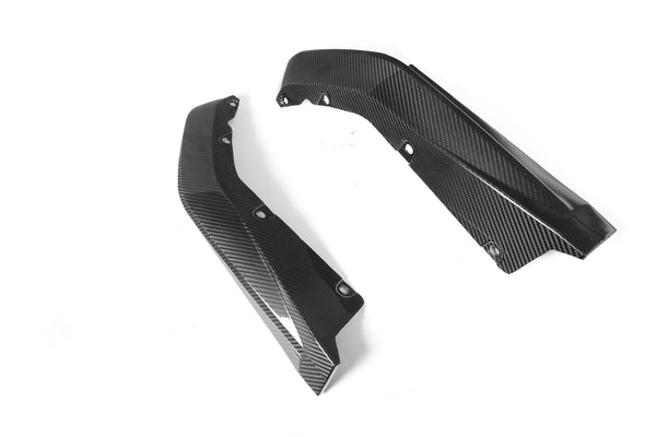 G8X Dry Carbon Fiber Rear OEM Style Replacement Bumper Splitters