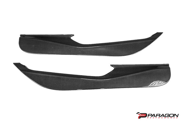 C8 Corvette Carbon Fiber Door Kick Panel Overlay