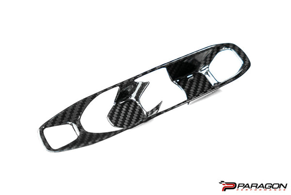 CCS C8 Corvette Carbon Fiber Transmission Control Outer Trim