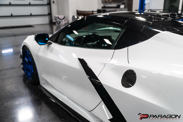 CCS C8 Corvette Carbon Fiber Gas Cap Overlay